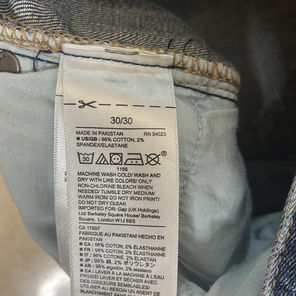⭐️ GAP skinny stretch jeans- size 30x30 - Picture 5 of 9